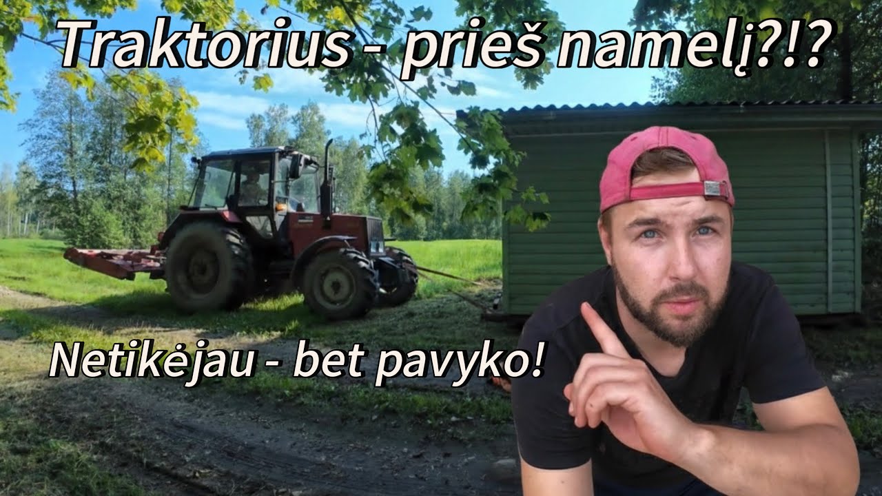 @SvajonesKaina #16 NAMUKAS prieš TRAKTORIŲ! Daug daugiau darbo nei tikėjausi? #villagelife 