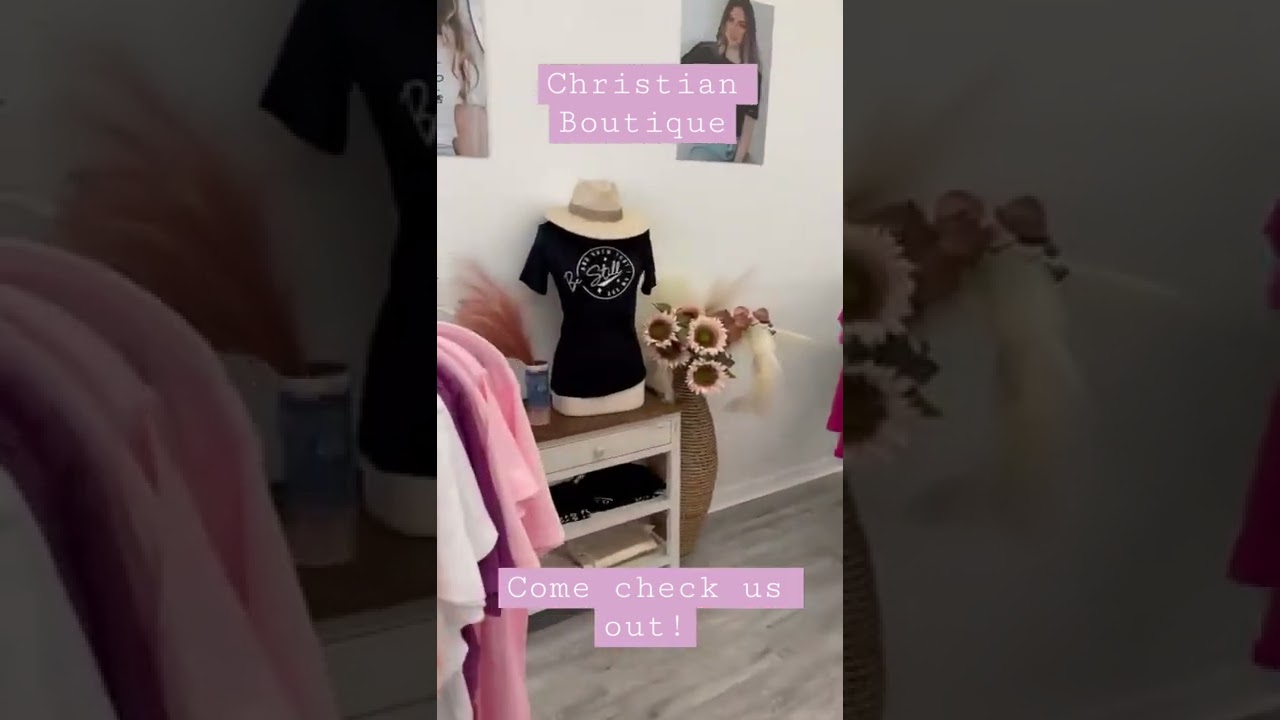 Come check us out! We are a Christian boutique. Our apparel is officially prayed over ❤️