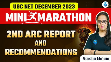UGC NET Public Administration Marathon | 2nd ARC Report & Recommendations Full Revision | JRFAdda
