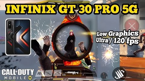 Infinix GT 30 PRO 5G Game Test MP Ranked Match COD Mobile | 120 fps unlock in MP & BR Gyroscope Test