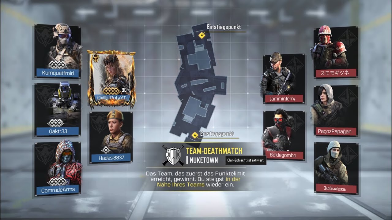 ✨💯✨Call of Duty mobile💢„Nuketown“ Team Deathmatch, ✨🥇1st.✨,🌟💥LEGENDARY 💥🌟/ Season 5 /USS 9