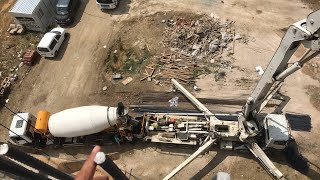 7Kat Beton Pompası Ve Mikser Ile Beton Attımı Çok Yüksek Of Of