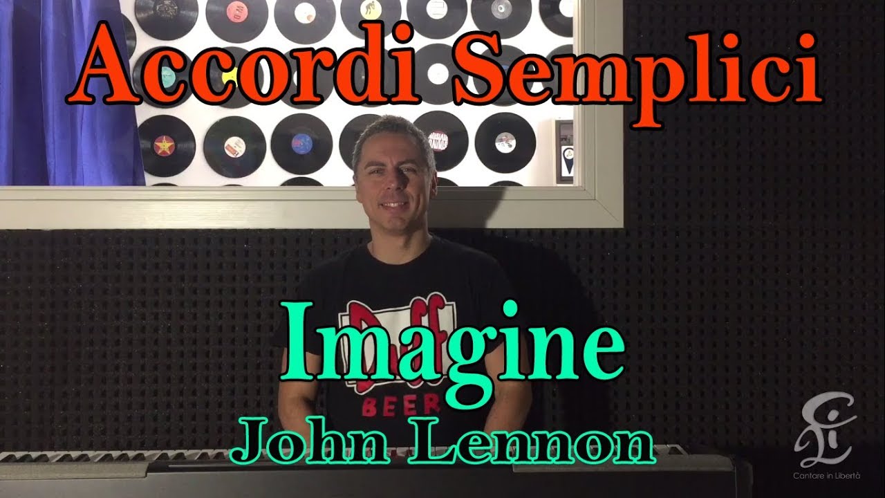 22 Imagine John Lennon Tutorial Pianoforte Accordi Facili Youtube