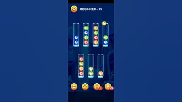 Sort it Puzzle Beginner - Level 75 Walkthrough Solution Android/iOS