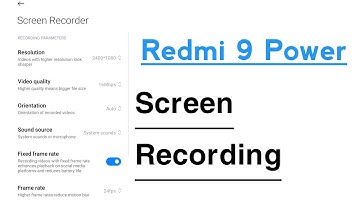 Redmi 9 Power Screen Recording Setting | Redmi 9 Power Me Screen Kaise Record Kare