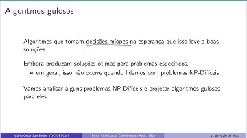 s2v01 Algoritmos Gulosos para Problemas de Otimização Combinatória (IOCA)