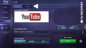 Tutorial - How to LiveStream MobileLegend on FaceBook