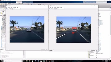 Car and Lane Detection MATLAB