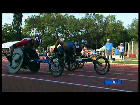 Athletics - Men's 200M T34 semifinal 2 - 2013 IPC Athletics World
Championships, Lyon