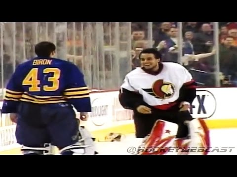 Buffalo Sabres vs Ottawa Senators Line Brawl 2007 (High Quality)