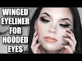 WINGED EYELINER FOR HOODED EYES!