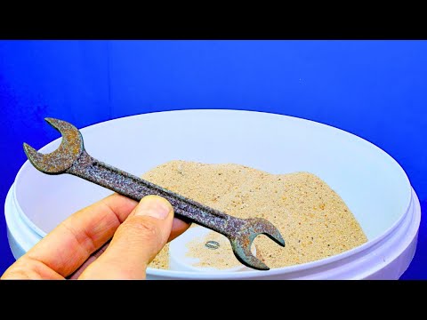 Video: ¿Puede el chorro de arena eliminar el cromo?