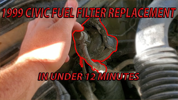 Where is the fuel filter on a 2001 honda civic