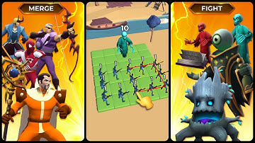 Merge Master: Superhero Battle Mobile Game | Gameplay Android & Apk