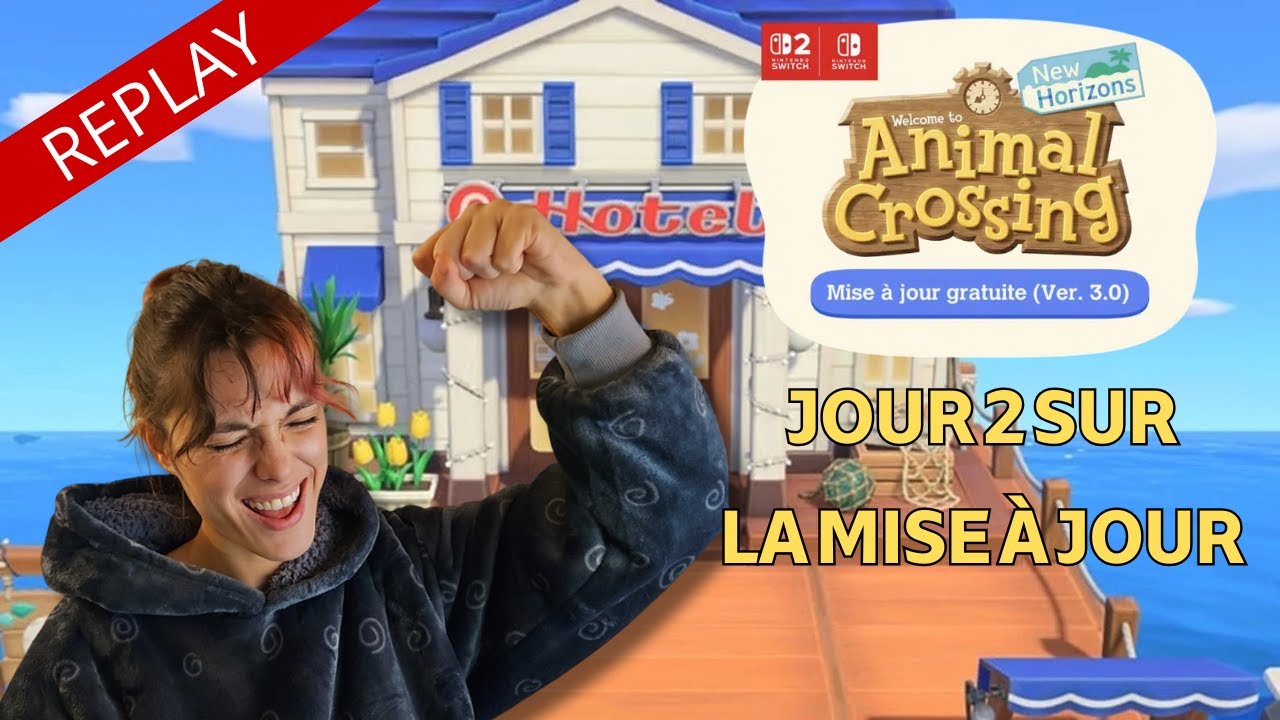 Animal Crossing après la mise à jour, chambres 3 et 4 | Replay du 16-01-26