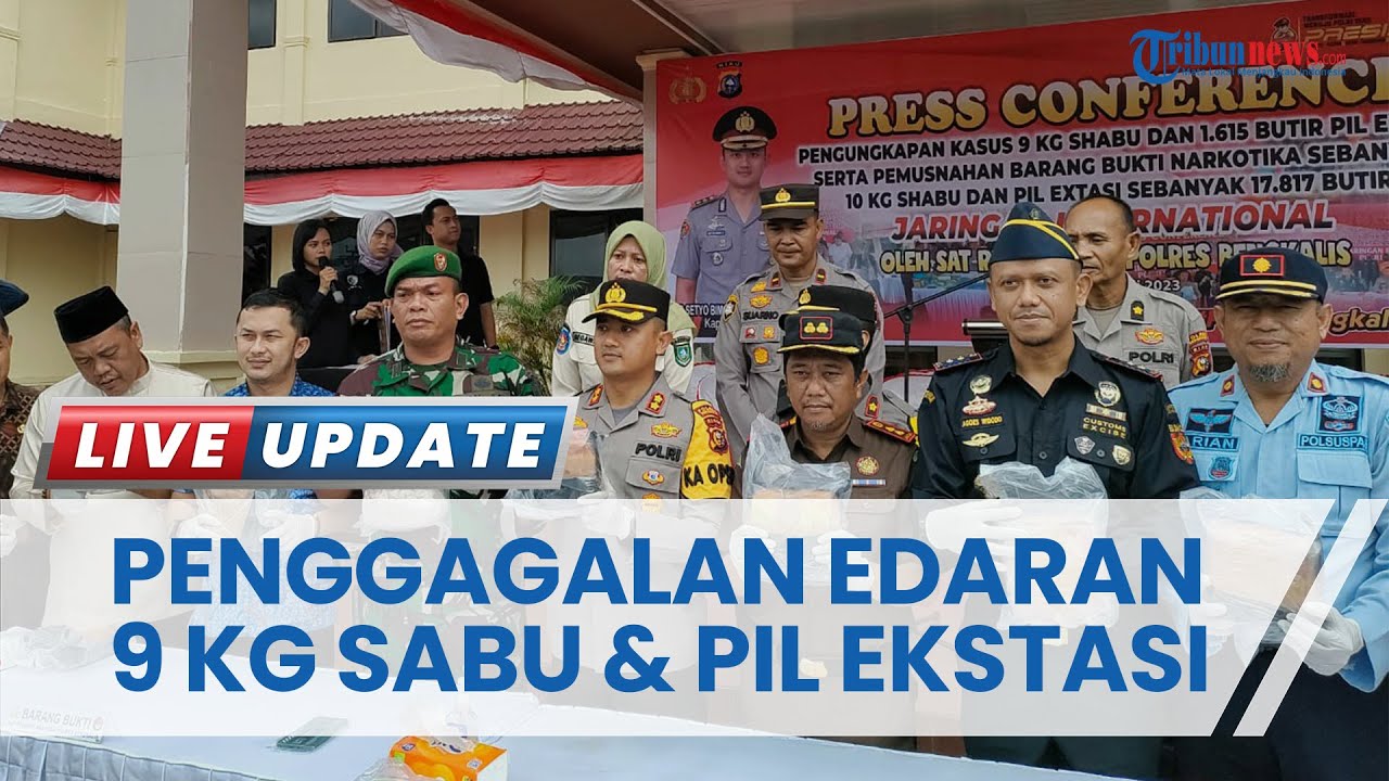 Peredaran 9 Kg Sabu dan Ribuan Pil Ekstasi di Bengkalis Digagalkan, Ternyata Berasal dari Malaysia
