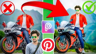 picsart cycle to ktm bike photo editing tutorial || How To change Fece in picture screenshot 1