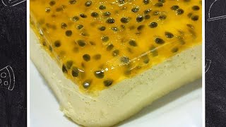 El Mejor postre de Maracuya sin Horno /  Eggless No Bake Passion fruit dessert.