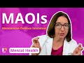 Maois monoamine oxidase inhibitors therapies  psychiatric mental health  leveluprn