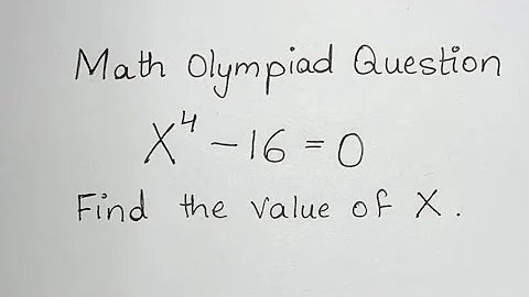 Math Olympiad Question | Find the value of x | Equation Solving