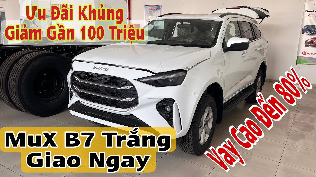 Chi Tiết Isuzu Mux B7 Số Sàn 2026 | Giá Xe Isuzu Mux 2026 Có Ưu Đãi Gì Đầu Năm ?