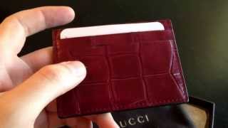 gucci crocodile wallet