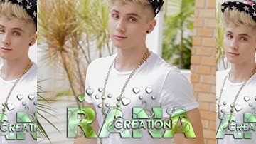 Double Name Making With Colorful Gradient Glass Font/Text Most Easy Way