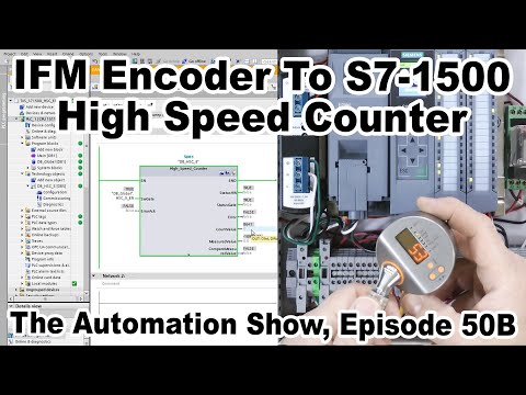 IFM Encoder to S7-1500 High Speed Counter