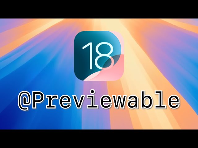 U_AIᘏ▸◂ᘏㅤ Previewable in Xcode 16 Previews - YouTube
