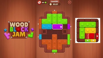 Wood Block Jam Level 15 Solution Walkthrough
