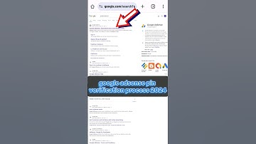 Google AdSense Pin verification 2024 | #google #adsense #pin #verification #shorts  #rajapriya