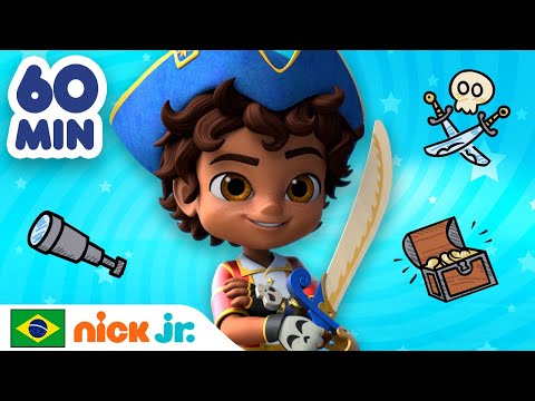 Santiago dos Mares | Os melhores salvamentos de piratas e sereias por 30 min! | Nick Jr em Português