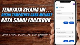 cara melihat kata sandi facebook di hp android