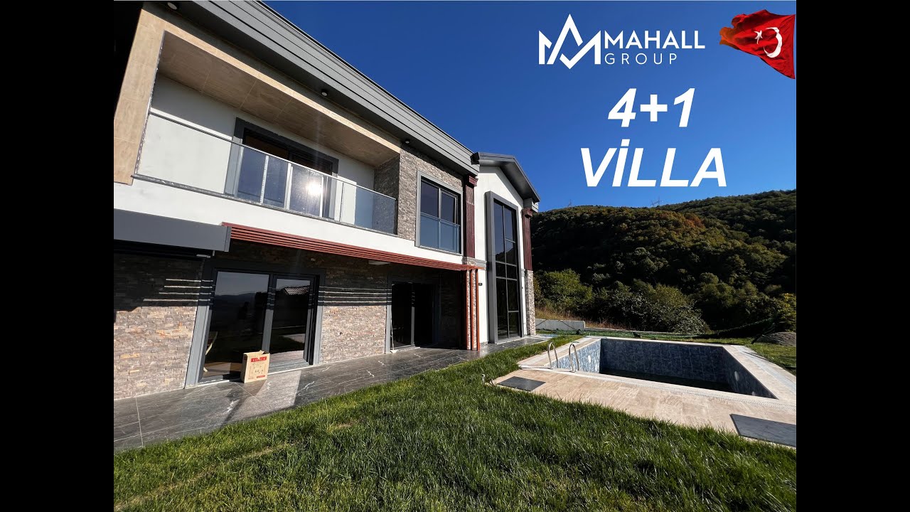 Modern villa forest view for sale in izmit Turkey فيلا حديثة مطلة على الغابة للبيع في ازميت