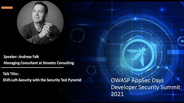 Shift-Left-Security with the Security Test Pyramid -  Andreas Falk