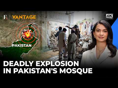 Pakistan: Moment Car Bomb Teared Down Giant Mosque Near Police Station; Over 16 Killed | Vantage |4K