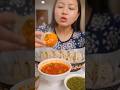 Buff momos mukbang 😋🥟#trendingshorts #foodie #eating @rojevlogs