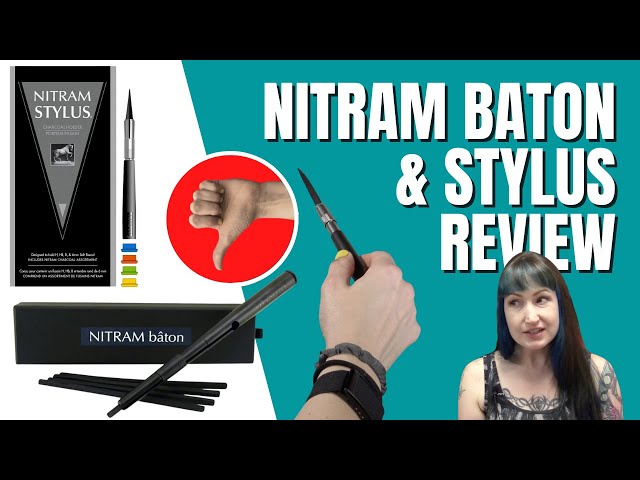 Nitram Art Nitram Baton & Mignonettes, Graphite Sticks 3B, 4mm, 5/Pkg.