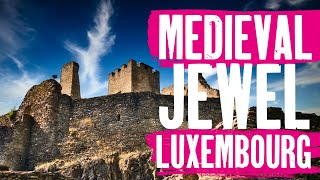 Visiting Medieval Castles Luxembourg | Chateau De Bourscheid 4K Walking Tour