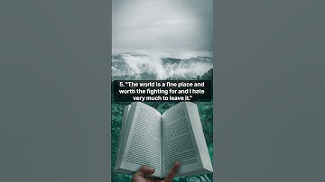 10 quotes from Ernest Hemingway #shorts