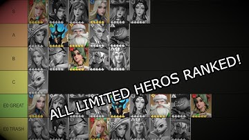 EVERY LTE HERO RANKED! infinite magicraid