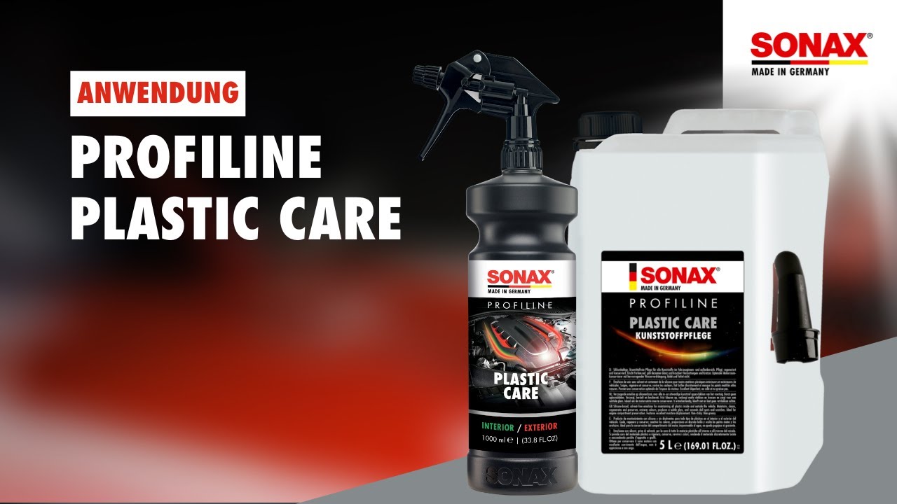 How to use SONAX PROFILINE Plastic Care 
