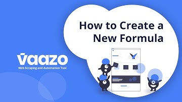 How to Create a New Formula in Vaazo