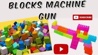 Machine Gun With Building Blocks For Kids #blocks #lego #blocksbuilding #buildingblocks