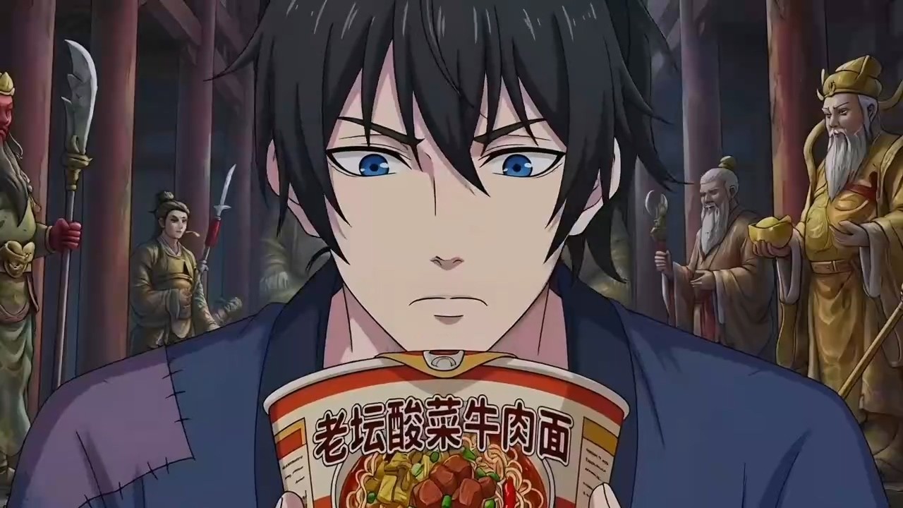 🌟【新番上线】《我靠整活，盘活了满天神佛》末世用泡面祭祖激活系统，辣条换神力，竟把域外天魔策反成打工仔！ 一口气看完 #热血 #玄幻 #战斗 #苍穹动漫