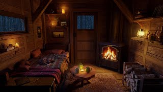 Cozy Winter Cabin with Fireplace and Blizzard Sounds by Refined Ambience 4,008 views 1 year ago 10 hours