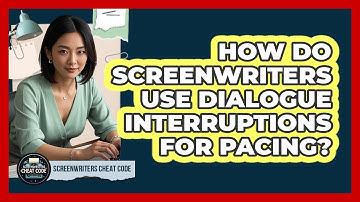 How Do Screenwriters Use Dialogue Interruptions For Pacing? - Screenwriter