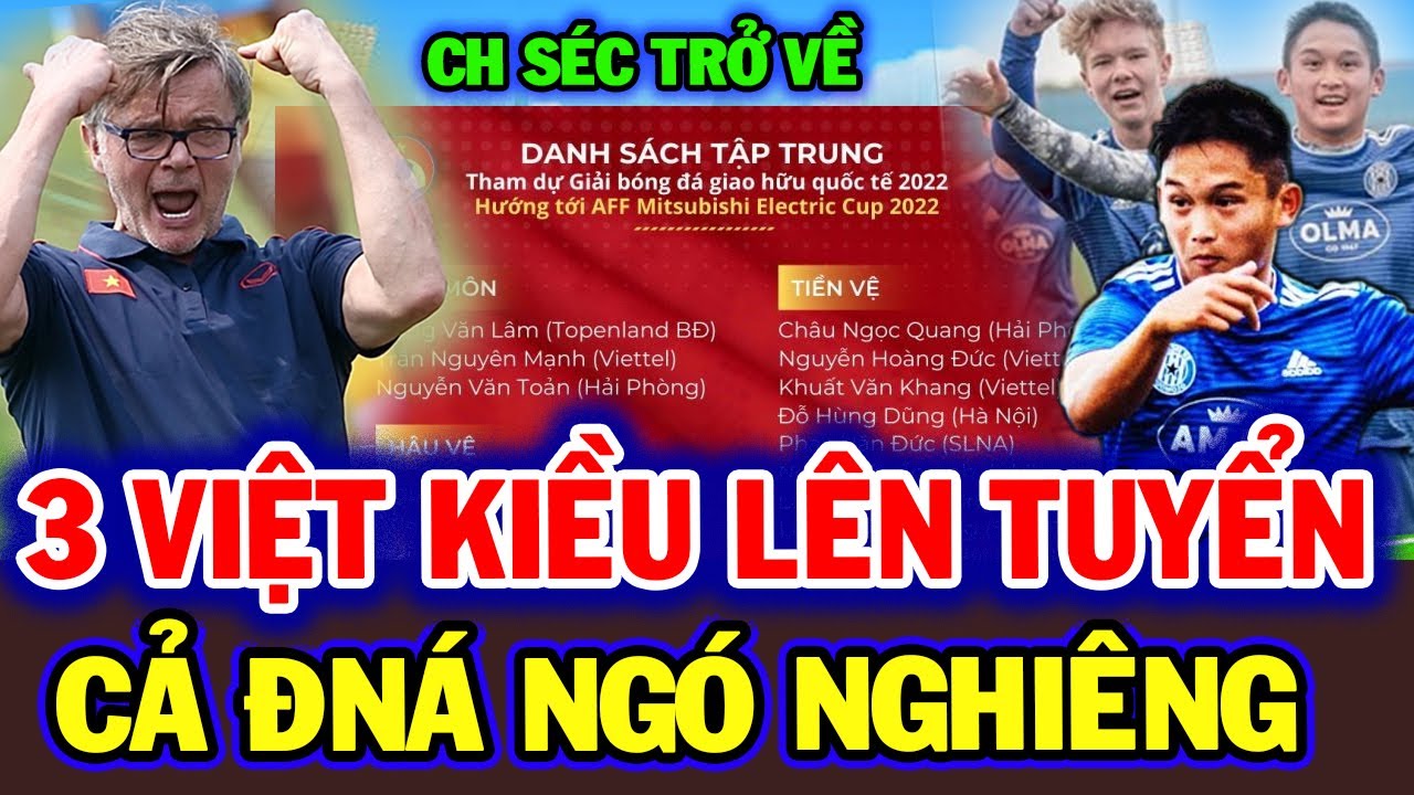 HLV Troussier triệu tập cầu thủ Việt Kiều siêu khủng, đá cho Cộng hòa Séc, cả Đông Nam Á ngỡ ngàng