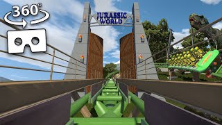 Dinosaur Roller Coaster in 360° [VR] 4K 60FPS screenshot 4