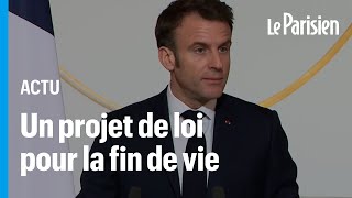 Un projet de loi sur l’aide active à mourir «d’ici la fin de l’été», annonce Macron